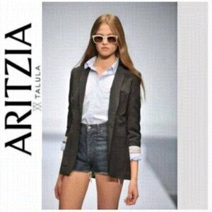 Aritzia Talula Wool Blazer Exeter Grey Tailored jacket